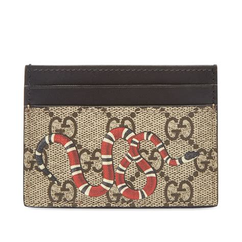 gucci zipped card holder|gucci card holder with snake.